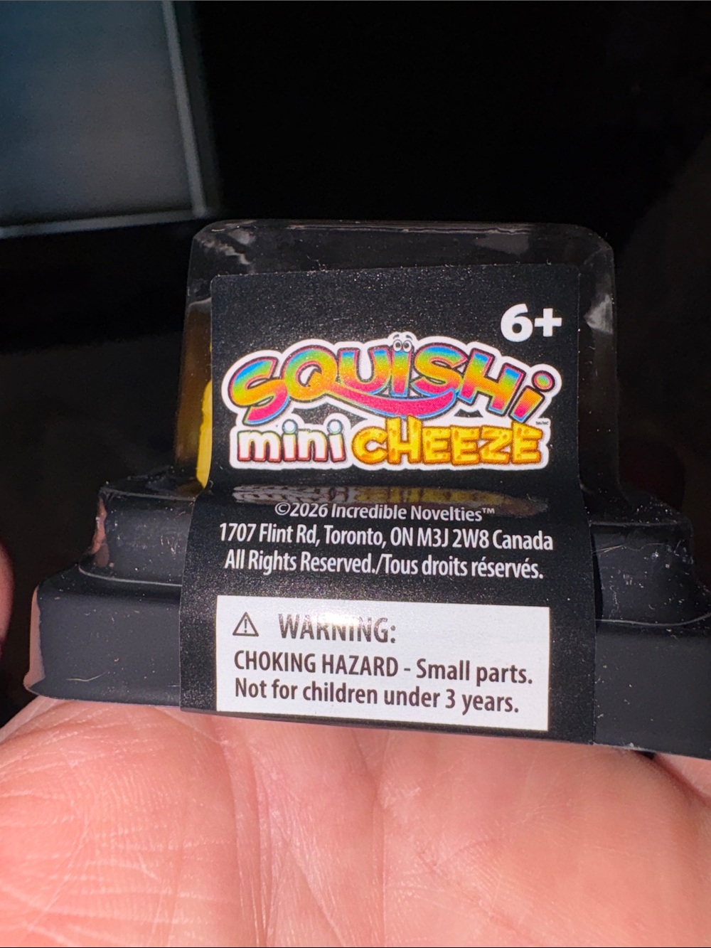 Mini Cheeze Kids Toy - Black